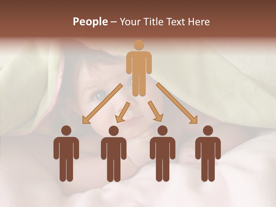 Beauty Model Child PowerPoint Template