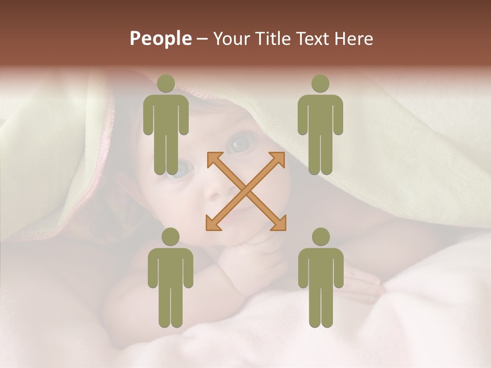 Beauty Model Child PowerPoint Template