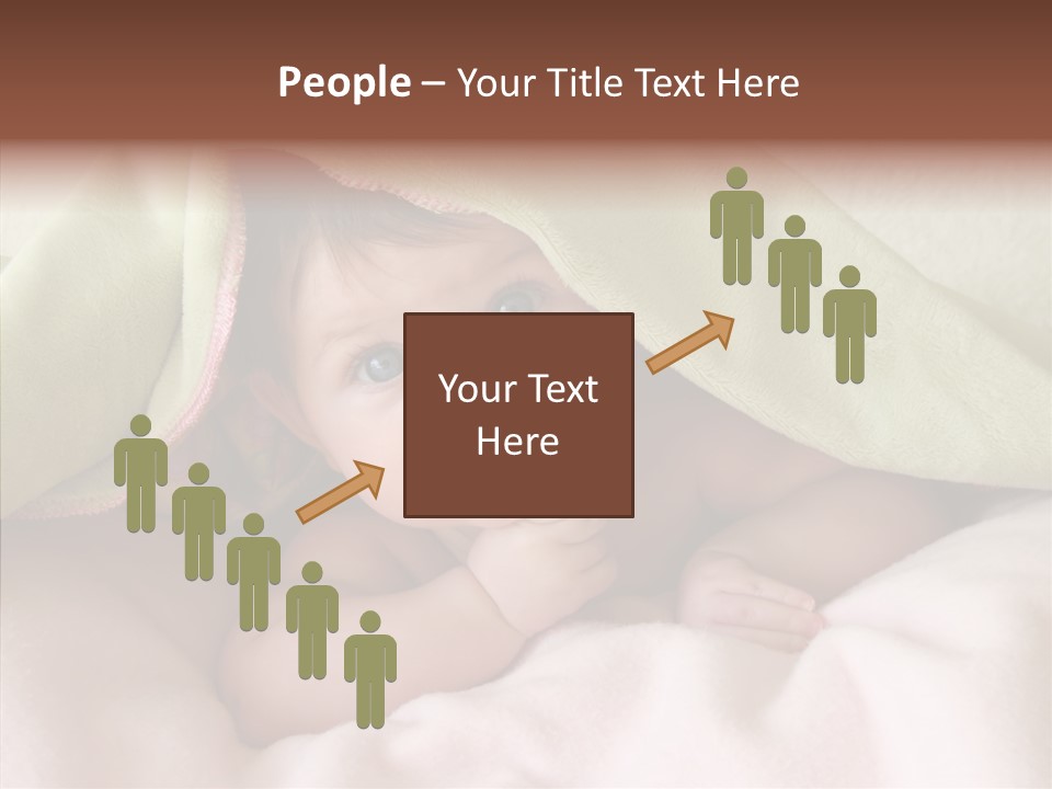 Beauty Model Child PowerPoint Template