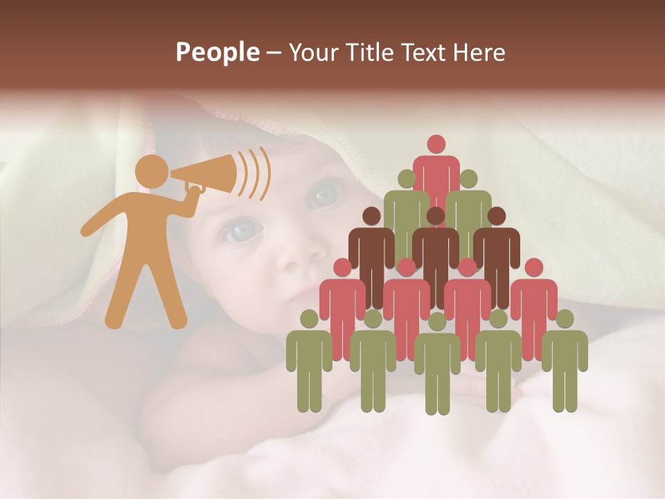 Beauty Model Child PowerPoint Template