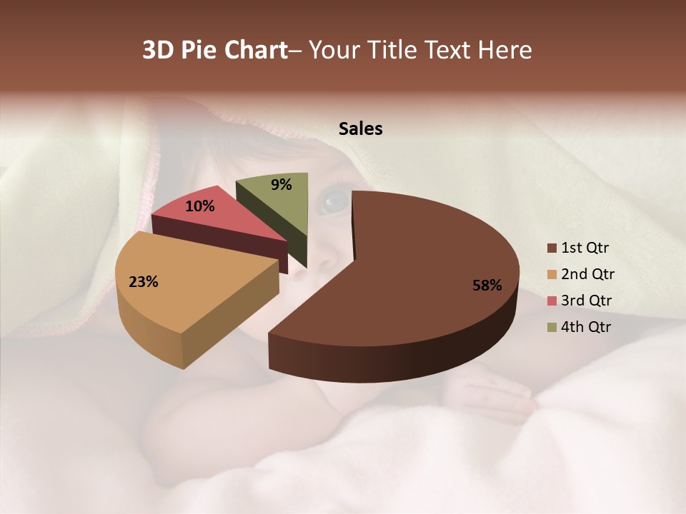 Beauty Model Child PowerPoint Template