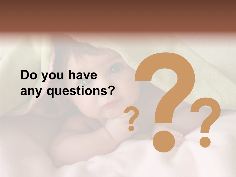 Beauty Model Child PowerPoint Template