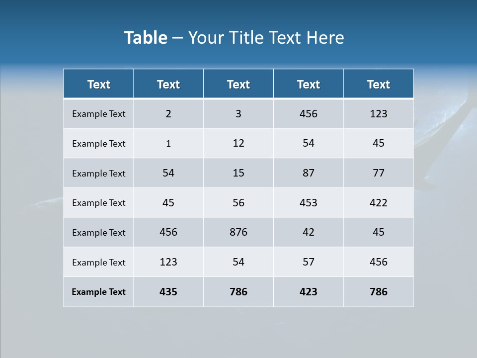 Space Photograph Animals PowerPoint Template