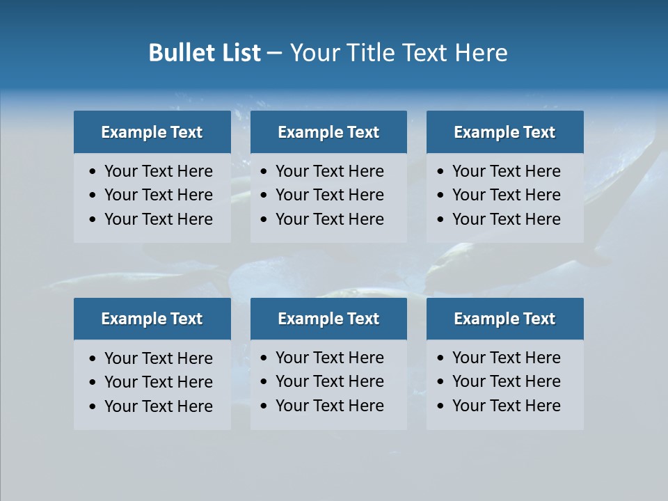 Space Photograph Animals PowerPoint Template