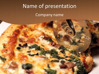 Order Red Plate PowerPoint Template