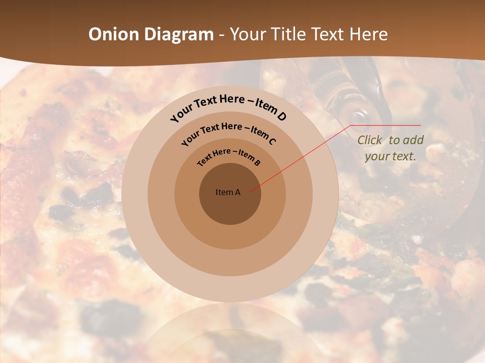 Order Red Plate PowerPoint Template