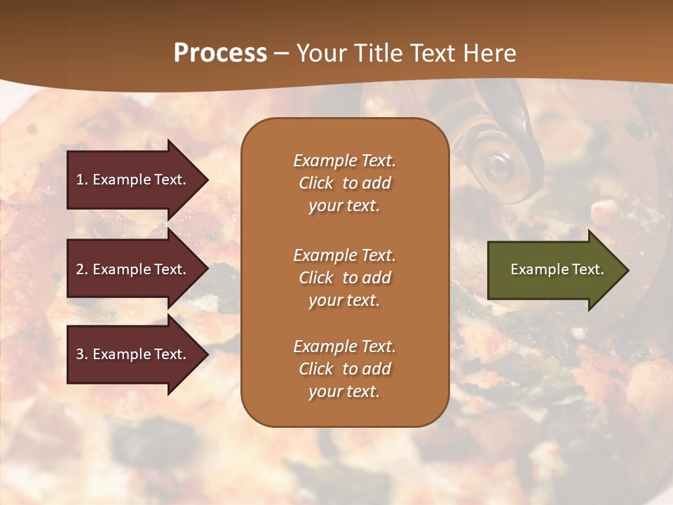 Order Red Plate PowerPoint Template