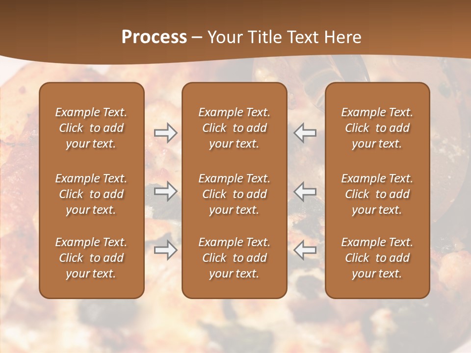 Order Red Plate PowerPoint Template