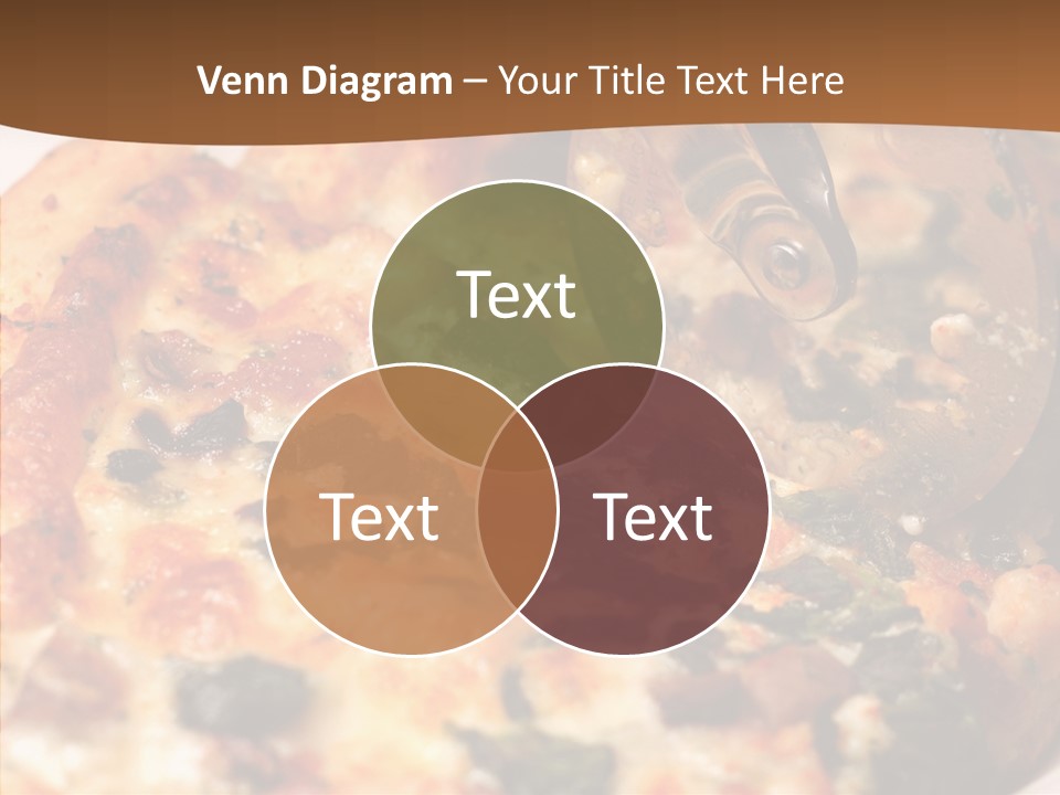 Order Red Plate PowerPoint Template