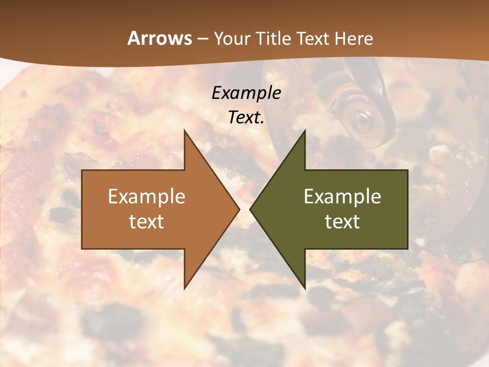 Order Red Plate PowerPoint Template