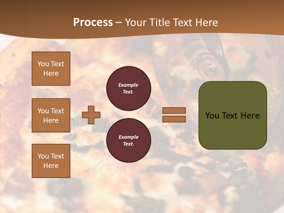 Order Red Plate PowerPoint Template