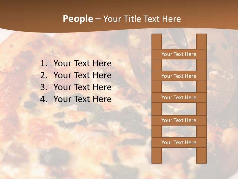 Order Red Plate PowerPoint Template