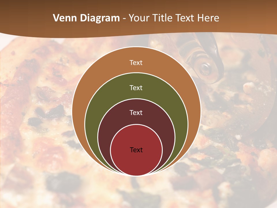 Order Red Plate PowerPoint Template