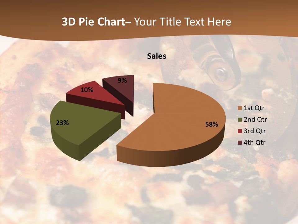 Order Red Plate PowerPoint Template
