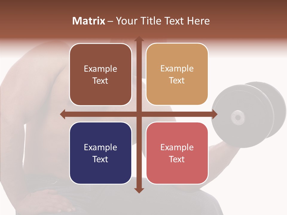 Biceps Macho Personal PowerPoint Template