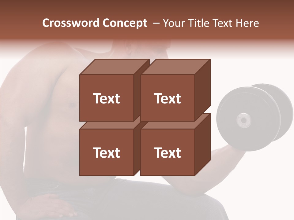 Biceps Macho Personal PowerPoint Template