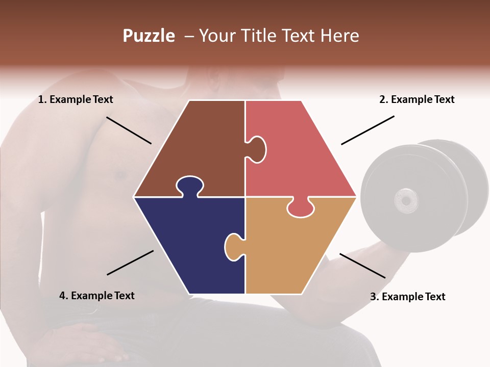 Biceps Macho Personal PowerPoint Template