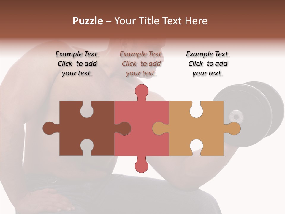 Biceps Macho Personal PowerPoint Template