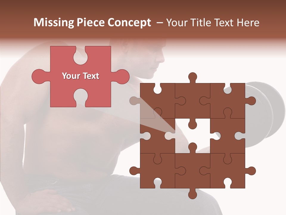 Biceps Macho Personal PowerPoint Template