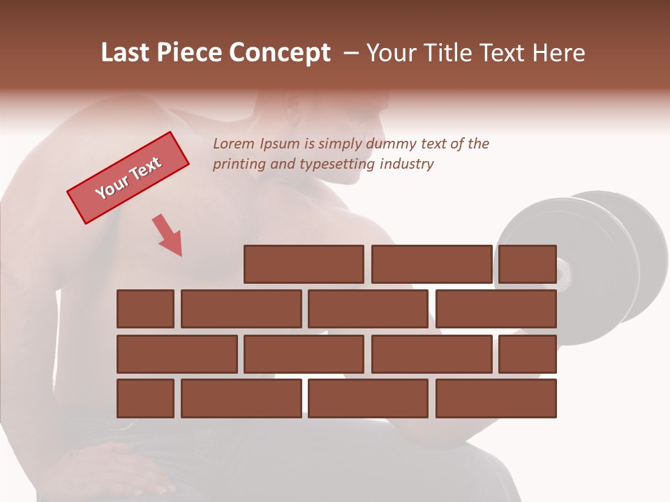 Biceps Macho Personal PowerPoint Template