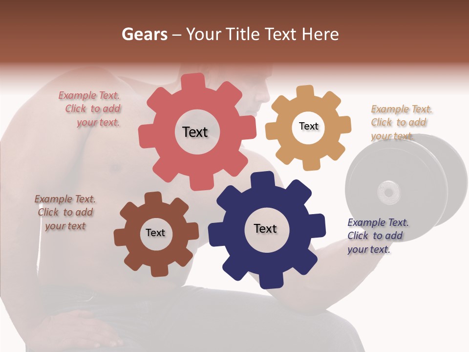 Biceps Macho Personal PowerPoint Template