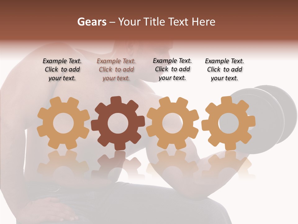 Biceps Macho Personal PowerPoint Template