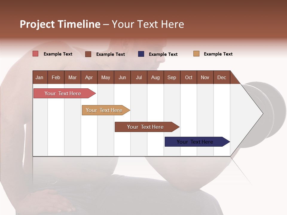 Biceps Macho Personal PowerPoint Template