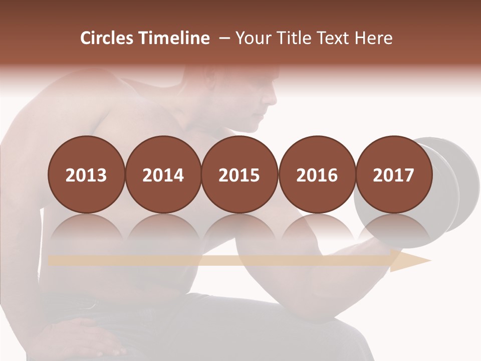 Biceps Macho Personal PowerPoint Template