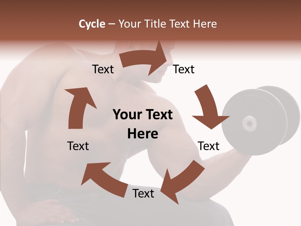 Biceps Macho Personal PowerPoint Template