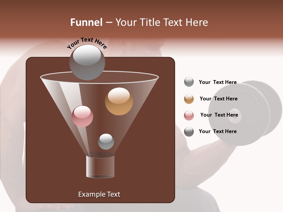 Biceps Macho Personal PowerPoint Template