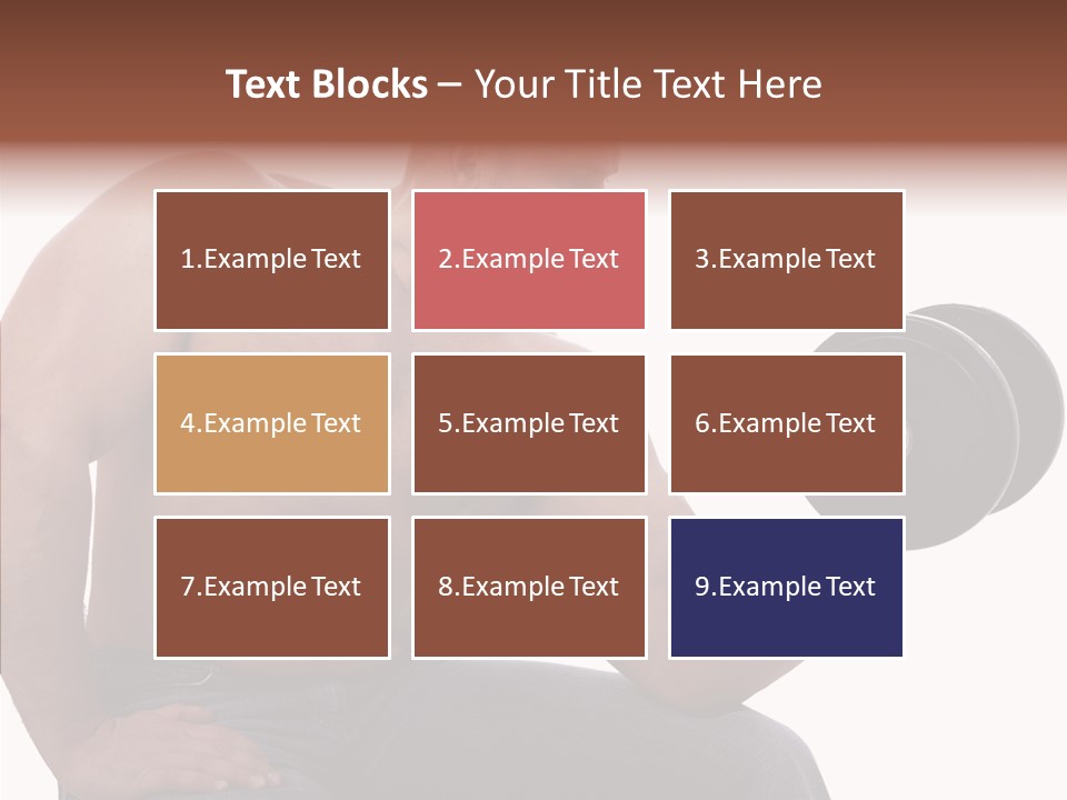 Biceps Macho Personal PowerPoint Template