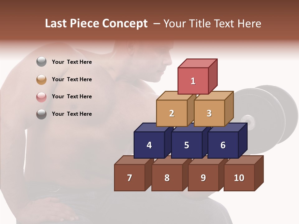 Biceps Macho Personal PowerPoint Template