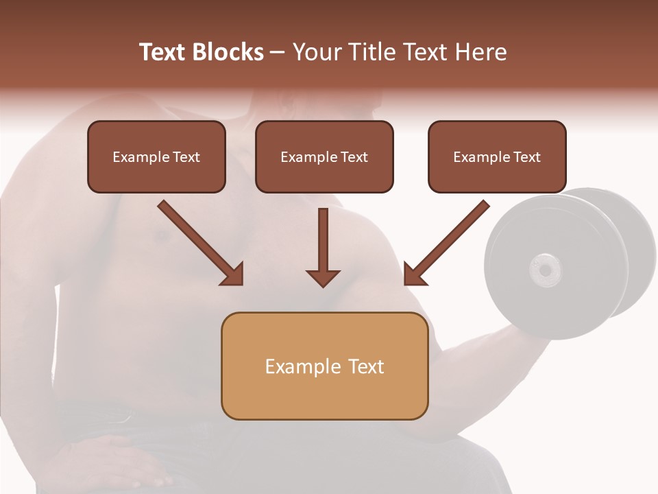 Biceps Macho Personal PowerPoint Template