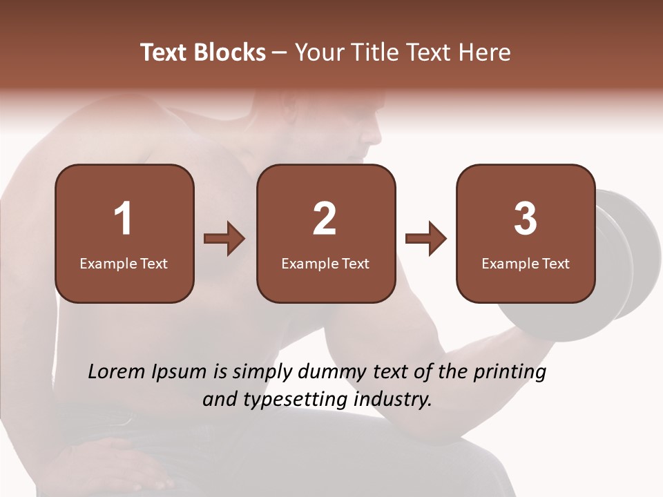 Biceps Macho Personal PowerPoint Template