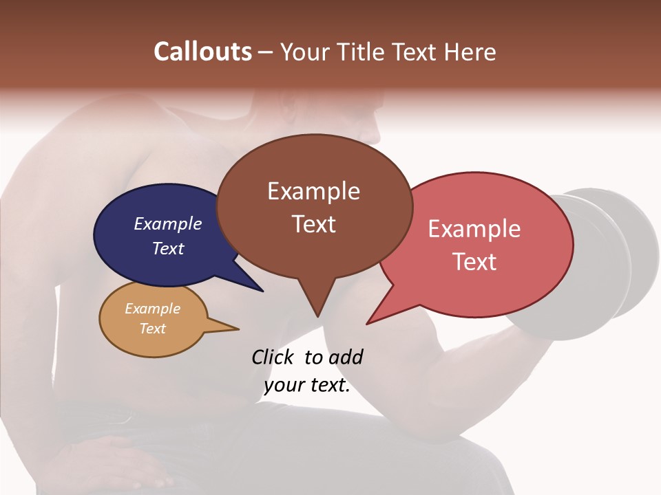 Biceps Macho Personal PowerPoint Template