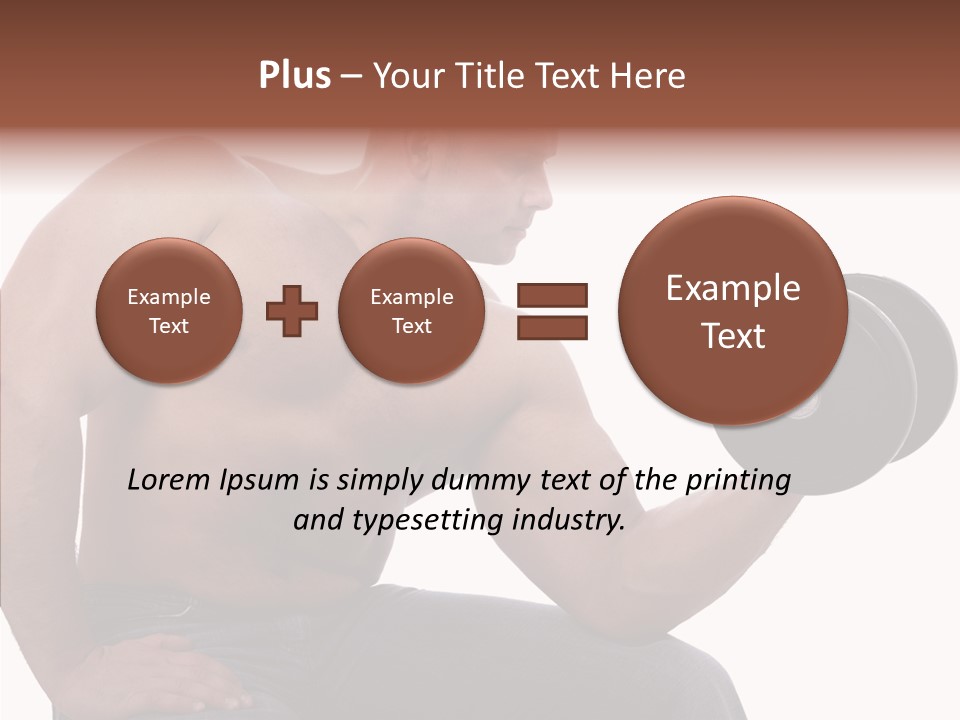 Biceps Macho Personal PowerPoint Template