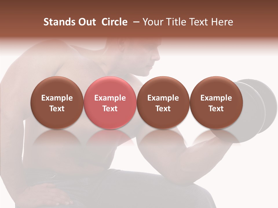 Biceps Macho Personal PowerPoint Template