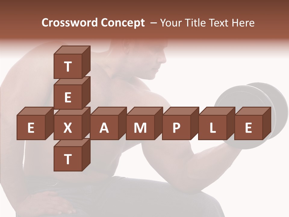 Biceps Macho Personal PowerPoint Template