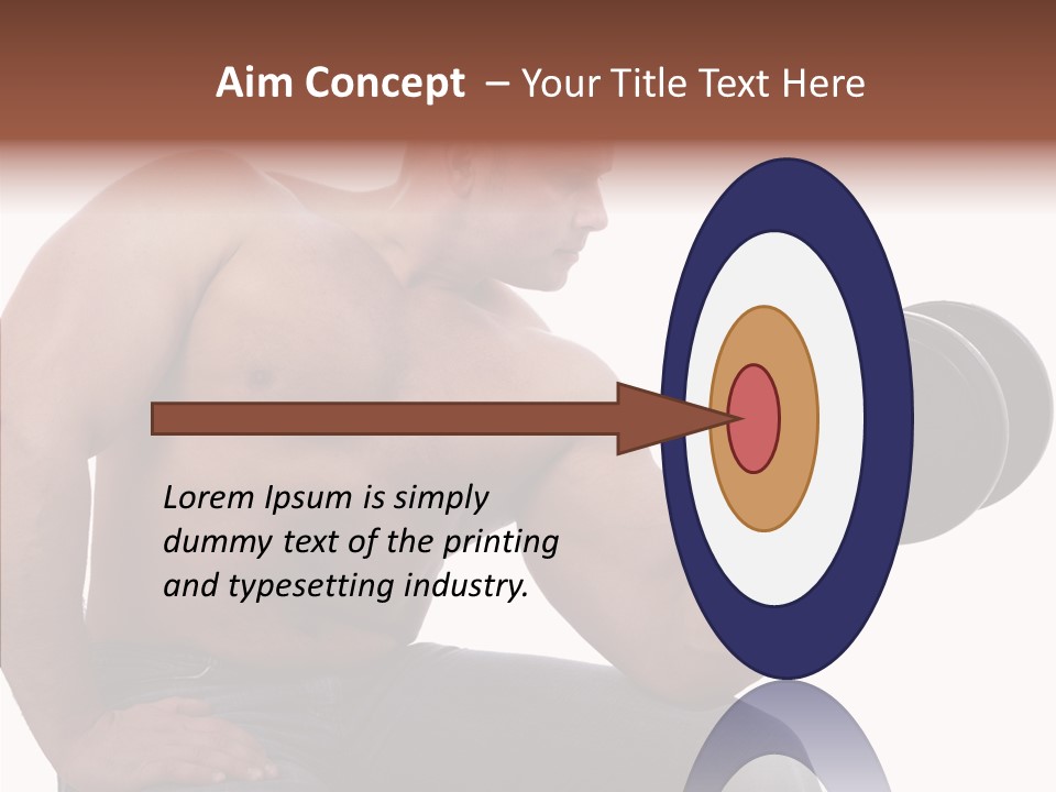 Biceps Macho Personal PowerPoint Template