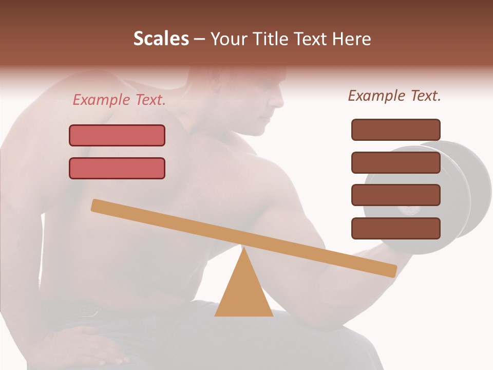 Biceps Macho Personal PowerPoint Template