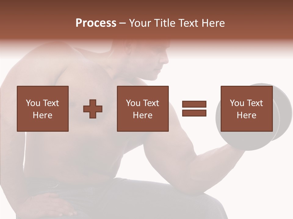 Biceps Macho Personal PowerPoint Template