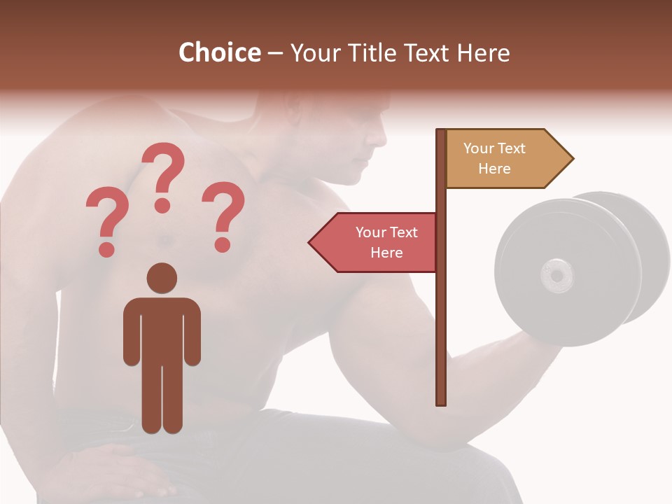 Biceps Macho Personal PowerPoint Template