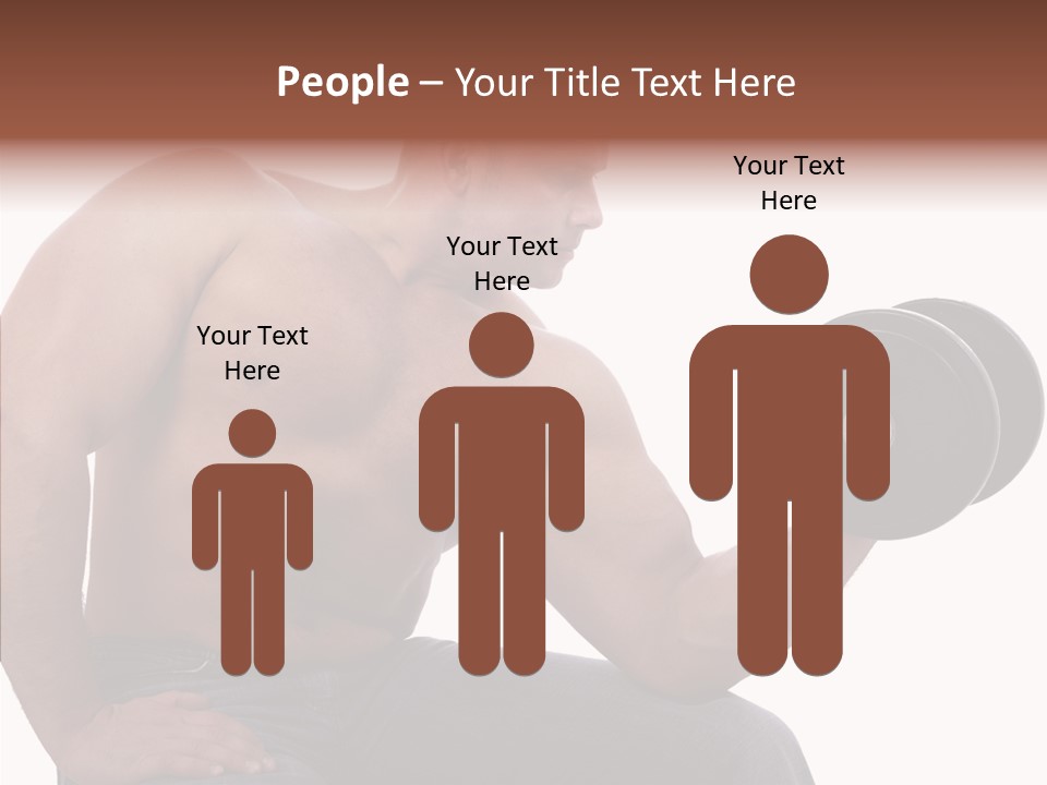 Biceps Macho Personal PowerPoint Template