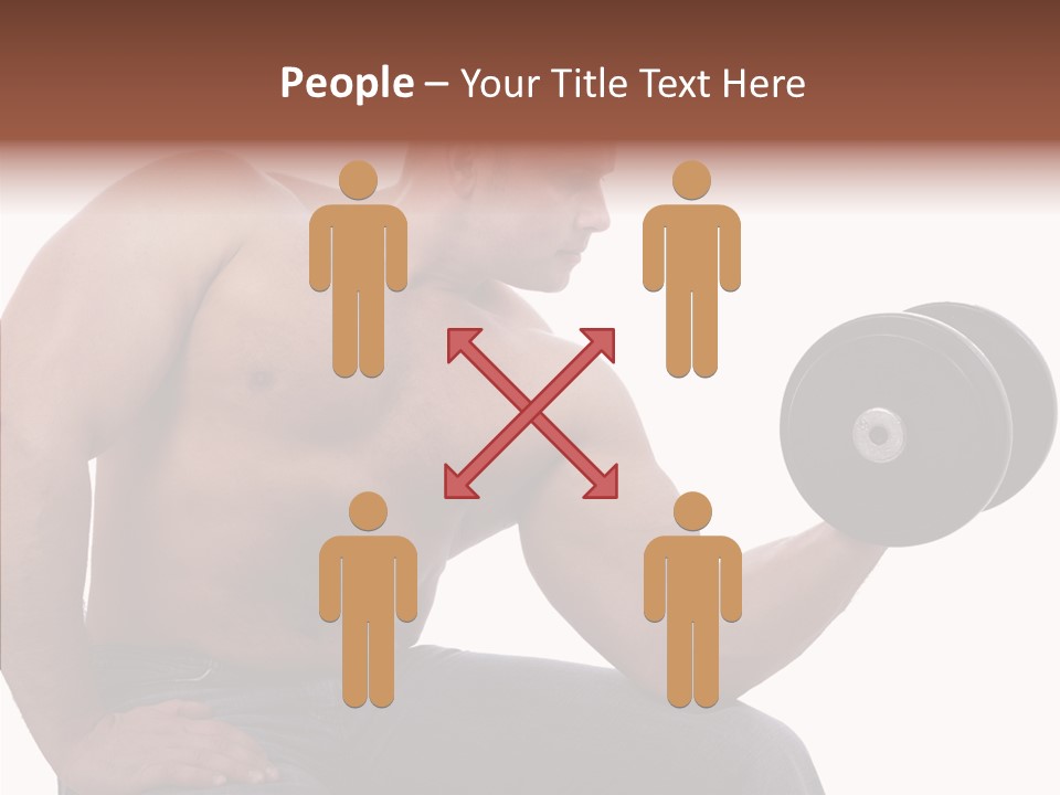 Biceps Macho Personal PowerPoint Template
