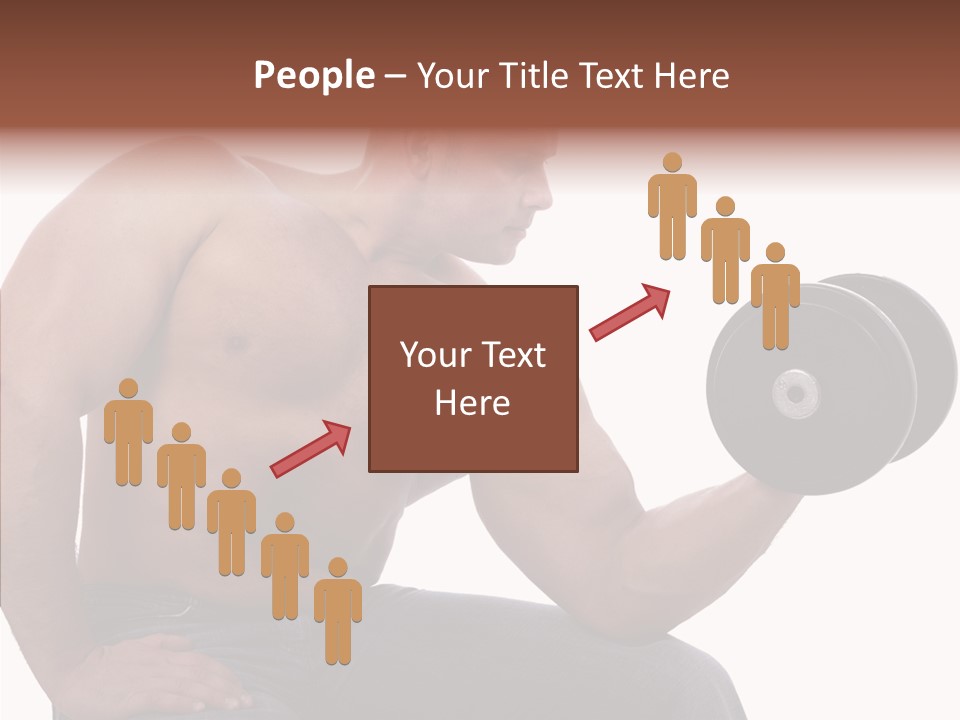 Biceps Macho Personal PowerPoint Template