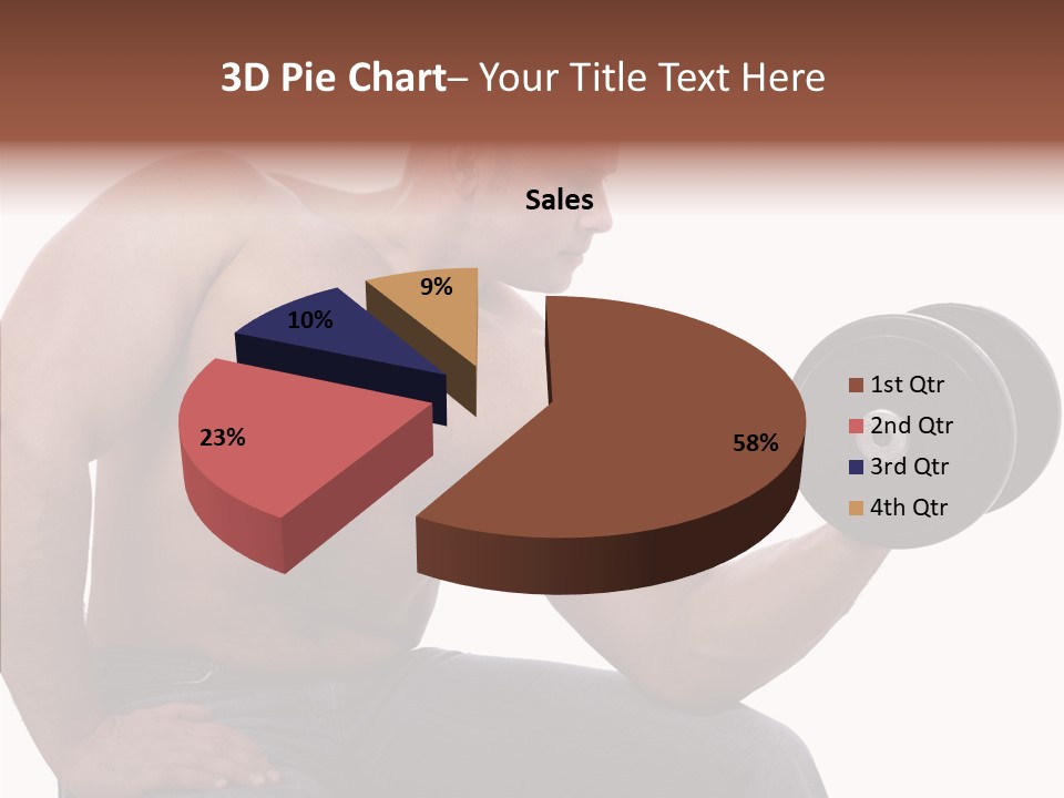 Biceps Macho Personal PowerPoint Template
