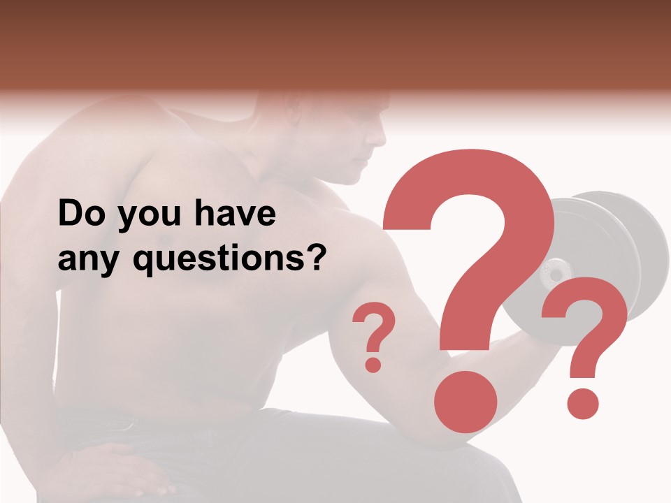 Biceps Macho Personal PowerPoint Template