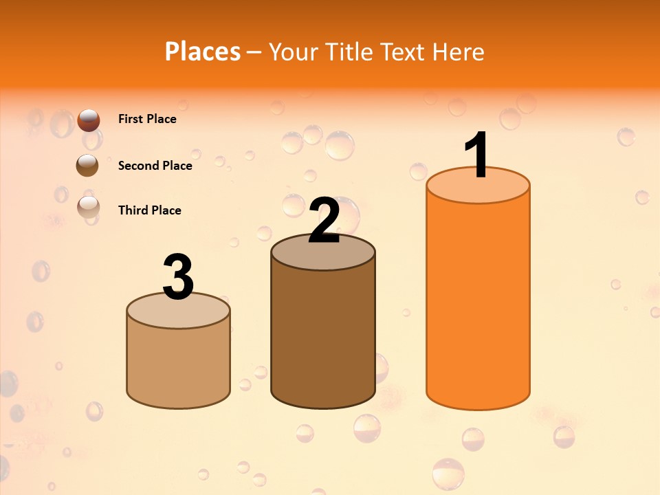 Cold Yellow Water PowerPoint Template