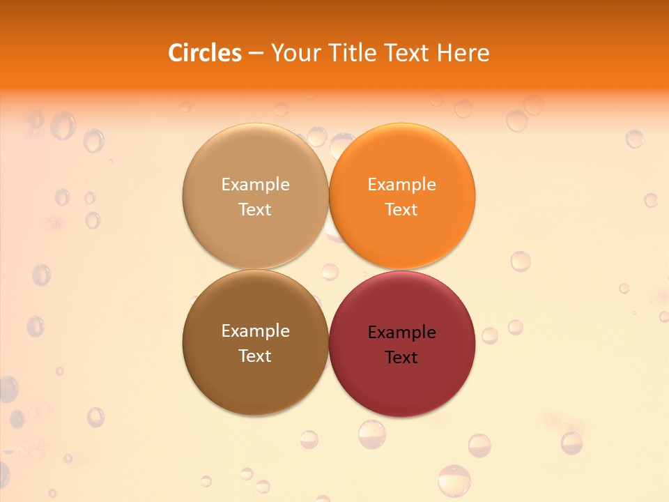 Cold Yellow Water PowerPoint Template