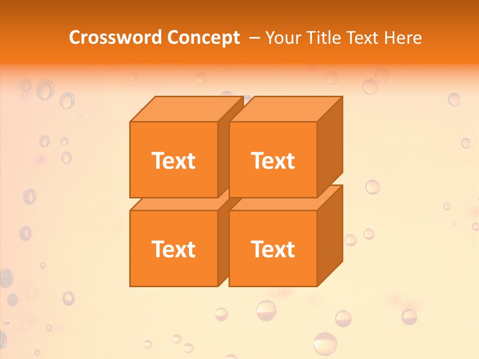 Cold Yellow Water PowerPoint Template